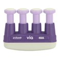 thumbnail image 1 of Prohands VIA Hand Exerciser, Finger Exerciser (Hand Grip Strengthener), Spring-Loaded, Finger-Piston System, Isolate and Exercise Each Finger, (6 lb Medium Tension, Purple-Via), 1 of 1