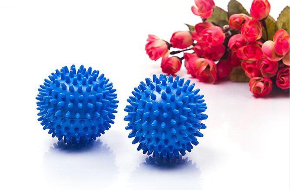 INTSUPERMAI Reusable Washing Soft Laundry Clothes Wash Dryer Ball Wash Ball Fabric Rigid 4pcs