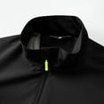thumbnail image 7 of Kmdttou Men's Waterproof Rain Jacket Lightweight Windbreaker Thermal Hiking Coats Solid Color Outdoor Climb Pocket Zipper Long Sleeved Jacket Black 2XL, 7 of 7