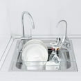 thumbnail image 3 of Dish Drying Rack Dish Strainer Expandable Dish Rack in Sink, over the Sink Or on Kitchen Counter with Removable Utensil Holder, Rustproof Stainless Steel, 3 of 7