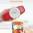 thumbnail image 2 of EEEkit Auto Electric Can Opener for Seniors with Arthritis, Smooth Edge, Hands-Free, Battery Operated, Red, 2 of 7