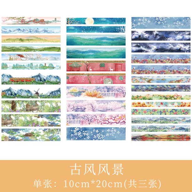 unids/set lindo dibujos animados flores hojas pegatina DIY diario decoración pegatinas álbum de recortes lindo papelería diario suministros Tan Jianjun unisex