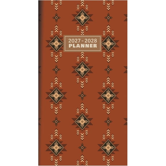 TF Publishing 2027-2028 Rusted Small Monthly Pocket Planner