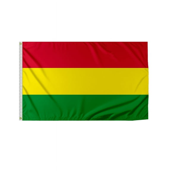 Promopatriot Bolivia Country Flag 3x5 Ft Outdoor Nylon Double Stitched Edges Canvas Header Brass Grommets 3'x5' Bolivia