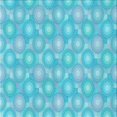 thumbnail image 1 of Ahgly Tapis d'Intérieur Lavable en Machine Carré Transitionnel Turquoise Bleu Vif, 7 Pieds Carré, 1 of 7