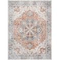 thumbnail image 3 of Hauteloom Neta Living Room, Bedroom Machine Washable Area Rug - Brown, Gray - 6'7" x 9', 3 of 16