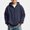 Navy, variant on DJDLJWCJ Boys Zip Up Hooded Sweatshirts Waffle Knit Solid Color Hoodies for Boys Full Zipper Sweatshirt with Pocket Army Green Size 3T