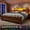 Brown, variant on melmine Wood Bed Frame with 4 Drawers Full Size Bed Frame with 2-Tier Storage Headboard & Charge Station & LED Light,White