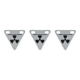 thumbnail image 1 of Advancent Señal reflectante para bicicleta, accesorios triangulares de Metal para ciclismo, advertencia de seguridad nocturna, pegatinas para Type1 NO1, 1 of 6