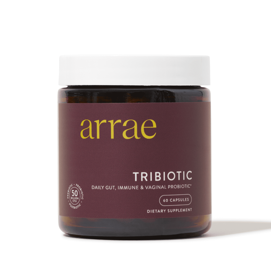 Arrae Tribiotic – Women’s Prebiotic, Probiotic & Postbiotic for Vaginal, Gut, Skin & Immune Support with Immunolin – 60 Capsules
