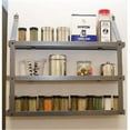 thumbnail image 1 of Rogar International 7501 3-Tier Spice Rack - Hammered Steel And Black Wood, 1 of 1