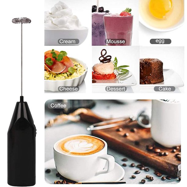 Utensilios para hornear Accesorios de cocina Agitador de mano Bebida de leche portátil Mezclador de batidor de café Espumador de huevo eléctrico