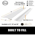 thumbnail image 2 of Silicone Stove Gap Covers (2 pack), Stove Guard, Oven Gap Filler, Heat Resistant Stove Gap Filler, Seal Gap between Oven Kitchen Cabinet and Stove Countertop, Easy Clean (25 inch, White), 2 of 10