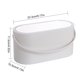thumbnail image 3 of Caja de maquillaje con espejo LED USB, caja de cosméticos con espejo de vanidad desmontable, regalo (blanco) Likrtyny Libre de BPA, 3 of 9
