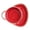 Red, variant on Soup and Side Bowl Plate Ceramic, Chip and Dip Divided Bowls, Anti-Soggy Cereal Bowl Bread Dipping Bowls