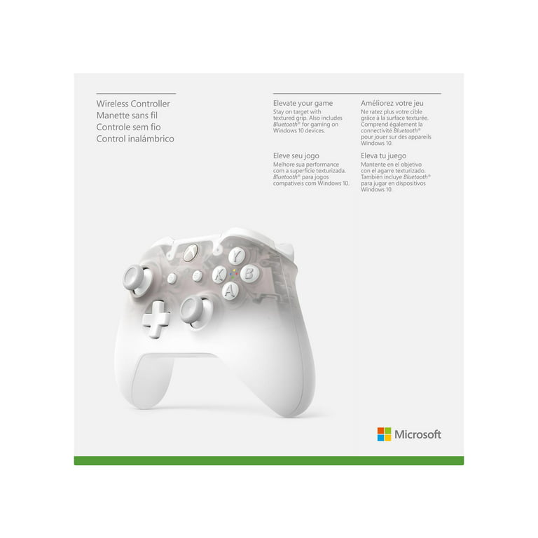 Microsoft Xbox One Wireless Controller, Phantom White Special Edition,  WL3-00120 
