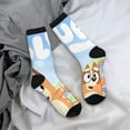 thumbnail image 5 of Silaia Bluey Print Adult Socks, Athletic Socks, Mens and Womens Crew Cushion Socks,Work Athletic Running Socks,Casual Breathable Socks, 5 of 6