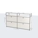 thumbnail image 1 of Gabinete de almacenamiento, armario, gabinete Haller, módulo de estante de almacenamiento, muebles modulares de bricolaje, tablero de metal de acero inoxidable, 1 of 4