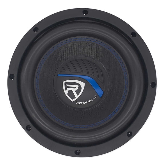 Rockville K5 W8K5S4 8" Car Subwoofer, 800W Peak, 200W RMS, SVC 4 Ohm, CEA Rated, 30 Oz Magnet