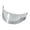 Clear Silver, variant on Qualifier Visor for BELL Qualifier DLX, Vortex, Revolver, Star, RS-2, RS-1 Helmet Face Shield