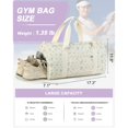 thumbnail image 2 of Bolsa de lona BTOOP para gimnasio, viajes, 46 x 22 x 23 cm, compartimento para zapatos, 2 of 9