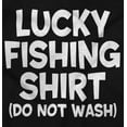 thumbnail image 2 of Lucky Fishing Shirt Cute Funny Fisher Men's Graphic T Shirt Tees Brisco Brands M, 2 of 5