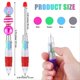 thumbnail image 2 of 24 Pcs Multicolor Beadable Pens 4-in-1 Colored Beads Pen, 2 of 5
