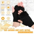 thumbnail image 4 of Becaristey Breathable Fingerless Gloves For Women Wide Application Fine Stitching No Loose Thread Winter Gloves, 4 of 6