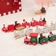 thumbnail image 4 of Ounissouiy Navidad tren de madera granja rústica niños artesanías decorativas hechas a mano Kits de decoración para fiestas tres, 4 of 6