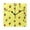 Black, variant on 7.78in Apples Pattern Design Square Wall and Table Clock Dual Use Vintage Design in Black or Gold