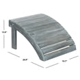 thumbnail image 4 of Safavieh Mopani Outdoor Contemporary Adirondack Ottoman, 4 of 6