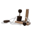 thumbnail image 2 of Brain Teaser Puzzle Threading Rope Loop Puzzle Portable Smooth Intellectual Wooden Rope Puzzle for Creativity Passing, 2 of 8