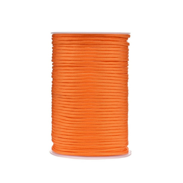 Greeniant Cuerda de escalada para acampar, senderismo al aire libre, emergencia, cordón de 500 libras, cuerda de paracaídas, senderismo, montañismo, Ropa Deportiva, Zapatos Naranja Greeniant OD020157-03