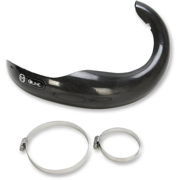 Moose Racing Carbon Pipe Guard for FMF 2-Stroke Exhaust (1861-1179)