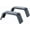 Steel, variant on Acekid 2 Pack Single Axle Trailer Fenders for 14"-16" Tires, Heavy Duty 14 Gauge Steel, Black