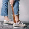 thumbnail image 5 of 2 pcs Wood Shoe Horn Long Handle for Seniors,Wooden Shoehorn for Men, Women, Kids,Pregnancy - Style 1, 5 of 5