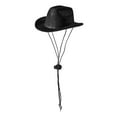 thumbnail image 4 of Cute Pets Hat Headwear Tela No Tejida Suave Para Fiestas Que Usan Holiday Black Sunnimix Sombrero de vaquero para mascotas, 4 of 8