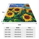 thumbnail image 3 of Balery Landscape With Sunflowers Manta de Felpa Suave y Acogedora – Cobija de Franela Aterciopelada para Cama, Lavable y Cálida para Sofá, Mascotas, Transpirable-80"x60", 3 of 7