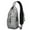 Grey-77, variant on Crossbody Sling Backpack for Women Men Shark Sharks Ocean Fish Shoulder Sling Crossbody Casual Chest Bag for Travel Sports Running Hiking