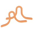 thumbnail image 1 of Tira de Puente Nasal para Máscara, Clip de Puente Nasal Interno para Accesorios naranja Baoblaze tira de puente lavable, 1 of 4