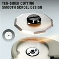 thumbnail image 4 of Cordless Electric Scissors, Cardboard Cutter, Rechargeable Powerful 4V Scissor Cutting Tool for Cardboard, Fabric, Leather, Yellow, 4 of 16