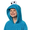 thumbnail image 4 of Sesame Street Unisex Kids' Character Hooded Union Suit Kigurumi Fleece Pajama - Cookie Monster Elmo Big Bird Oscar Grover, 4 of 7