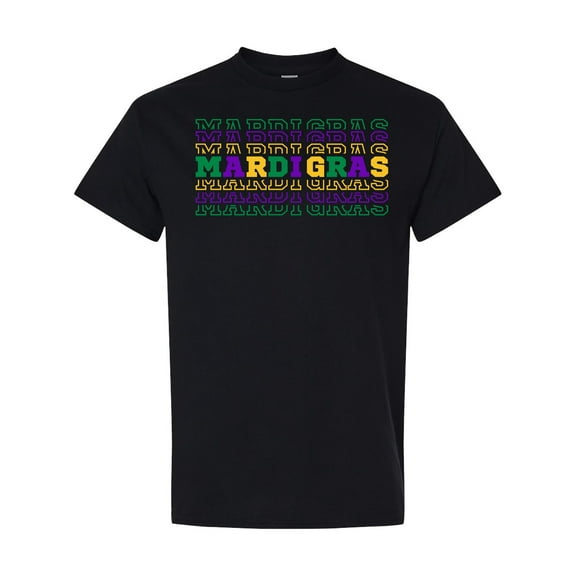 Inktastic Mardi Gras Mirror Words T-Shirt