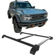 thumbnail image 3 of Ikon Motorsports 5PCS Roof Rack Rail & Cross Bars Fits 2021-2026 Ford Bronco Hardtop, Black Top Roof Rack Cross Bar Cargo Luggage Carrier Aluminum, 3 of 8