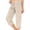 Khaki -AA01, variant on Capri Pants for Women Summer Quick Dry Cargo Capris with Pockets Drawstring Cargo Pant Outdoor Golf Hiking Pants 2026 Brown S