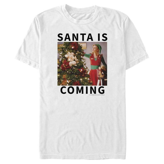 Men's Elf Jovie Santa Is Coming Graphic T-Shirt