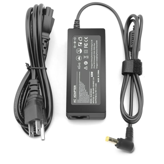 EBKK 65W 19V 3.42A Laptop Charger, for Toshiba Satellite C50/C55/C655/L755/C855, with Power Cord
