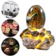 thumbnail image 5 of Dragón Cristal Lava Ornamentos Resina Hecho A Mano (base Brillante) Azul, 5 of 8