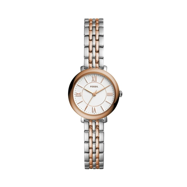 Fossil Fossil Ladies' Jacqueline Mini ThreeHand TwoTone Stainless