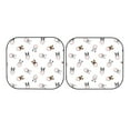 thumbnail image 3 of Uemuo Bbaseball Dog Printed 2 PCS Car Windshield Sun Shade, Auto Sun Heat and UV Rays Blocker, Foldable Automotive Front Window Sunshade Protector, 3 of 7
